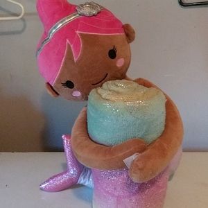 Mermaid plush and throw